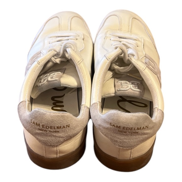 SAM EDLEMAN White Leather Sneakers - Picture 3 of 5
